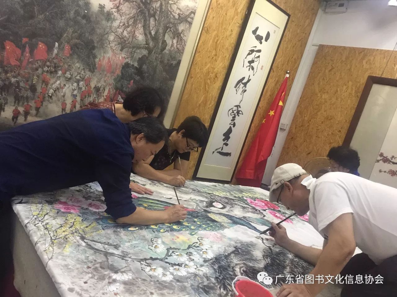 画家陈秋鸣等一行人莅临我会交流